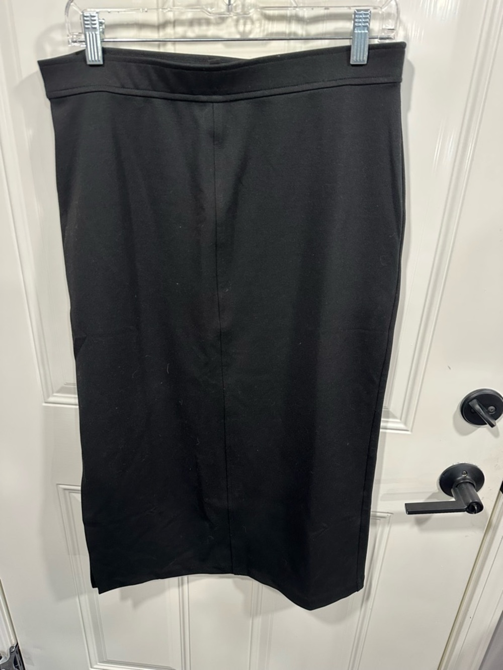 Talbots Black Knit Pencil Skirt - Classic Office Staple